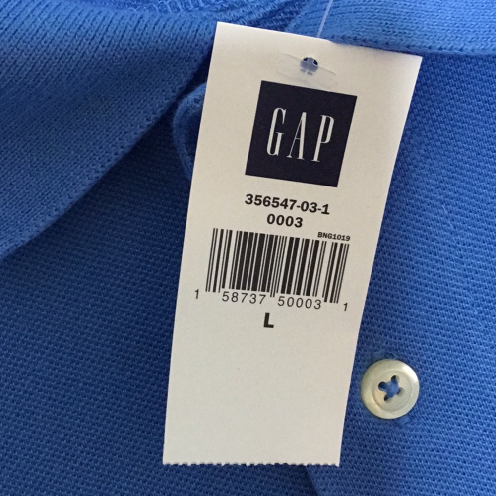 New Mens Gap Pique Polo Shirt - Picture 4 of 5